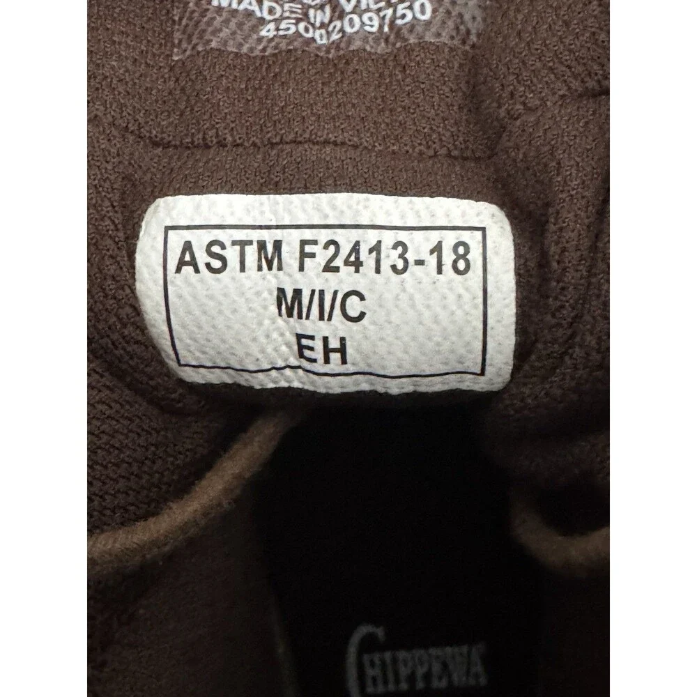 Chippewa 55069 Birkhead 8” Work Boots Men’s‎ 9.5 XW Leather Waterproof Steel Toe